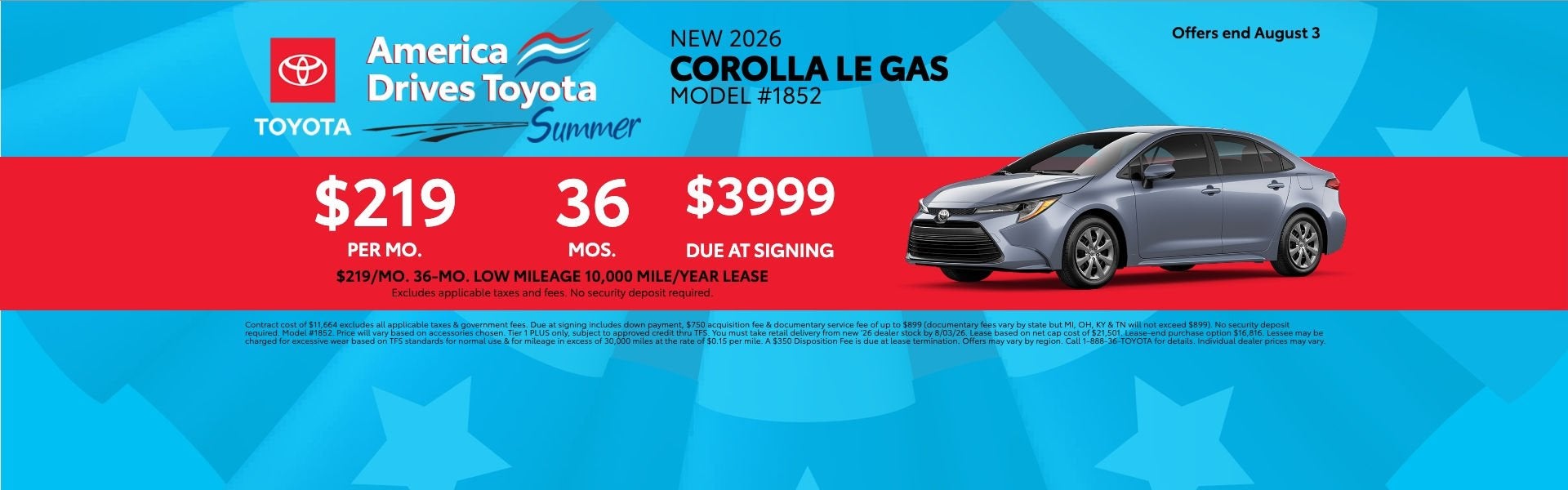 Toyota, Corolla, Lease